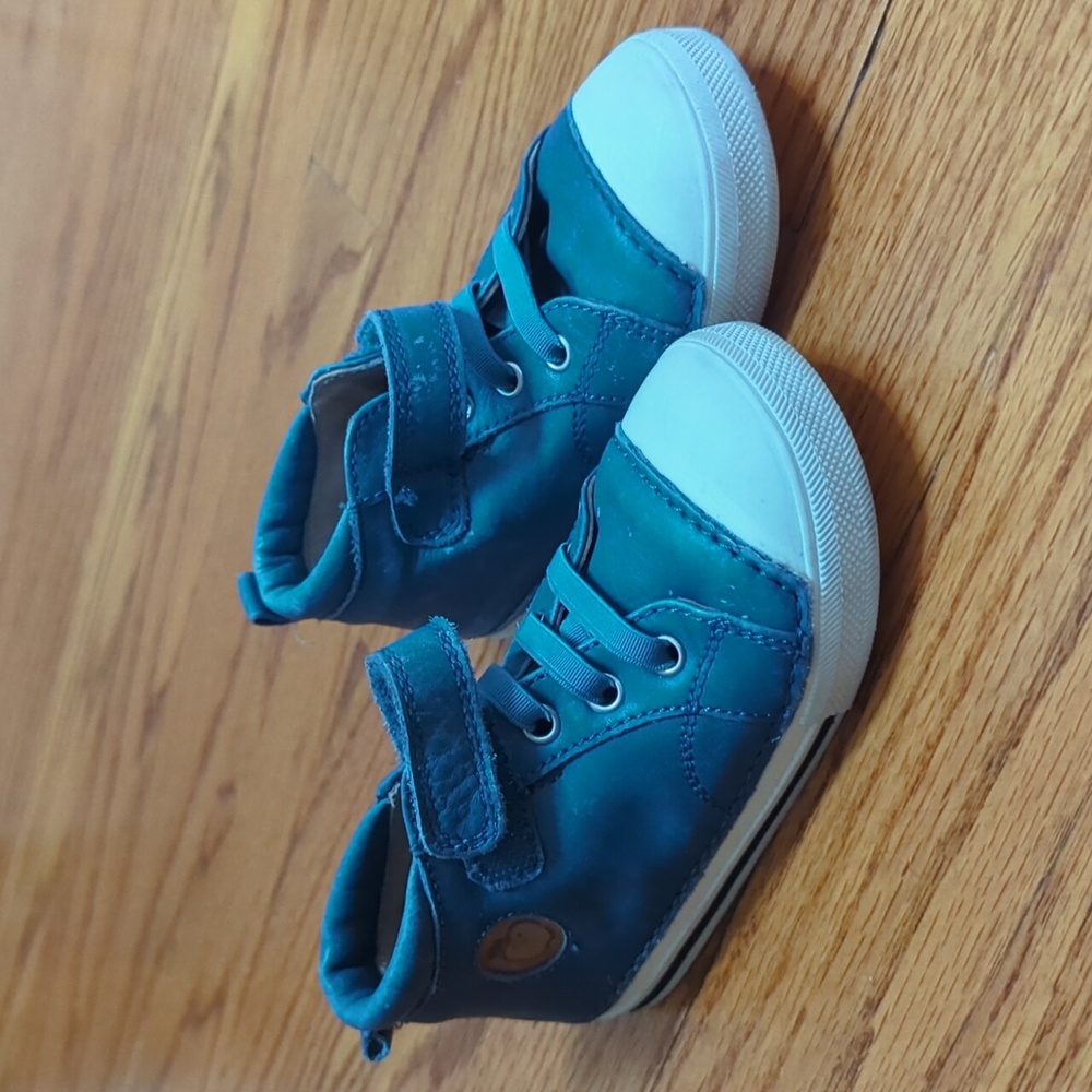 Shoo Pom Leather Toddler High Tops